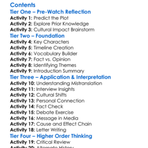 1946 The Mistranslation That Shifted Culture 2022 Worksheet Activity Booklet