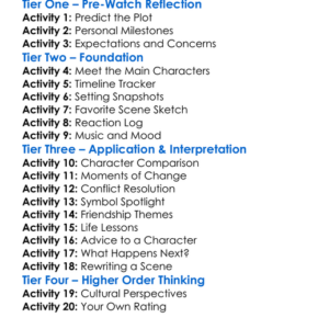 21  Over 2013 Worksheet Activity Booklet