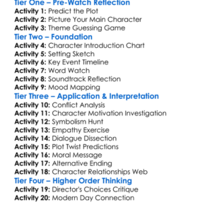 28 Years Later 2025 Worksheet Activity Booklet