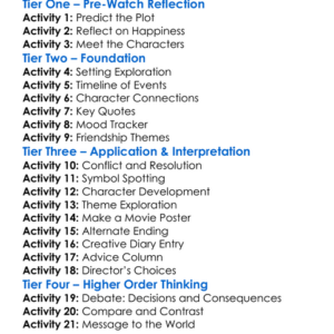 42 Seconds Of Happiness 2016 Worksheet Activity Booklet