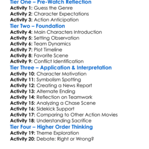 6 Underground 2019 Worksheet Activity Booklet
