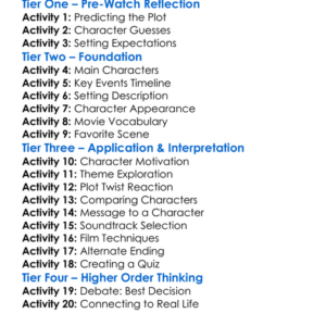 825 Forest Road 2025 Worksheet Activity Booklet