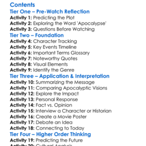 A Brief History Of The Apocalypse 2016 Worksheet Activity Booklet