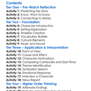 A Case Study Cambodia And East Timor 1994 Worksheet Activity Booklet