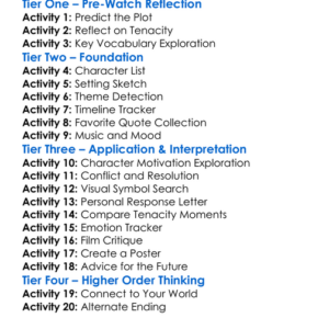 A Celebration Of Tenacity 2024 Worksheet Activity Booklet