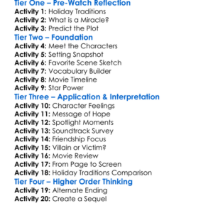 A Christmas Star 2015 Worksheet Activity Booklet