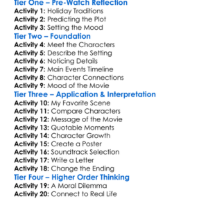 A Christmas To Remember 2015 Worksheet Activity Booklet