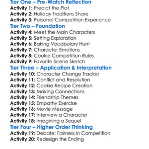 A Cookie Cutter Christmas 2014 Worksheet Activity Booklet
