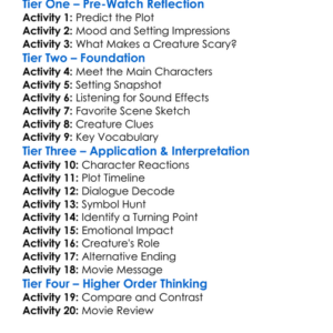 A Creature Was Stirring 2023 Worksheet Activity Booklet