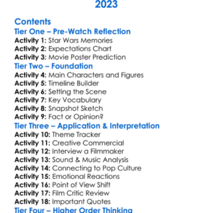 A Disturbance In The Force How The Star Wars Holiday Special Happened 2023 Worksheet Activity Booklet