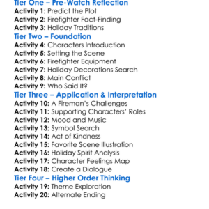 A Fireman For Christmas 2024 Worksheet Activity Booklet