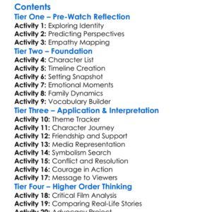 A Girl Like Me The Gwen Araujo Story 2006 Worksheet Activity Booklet