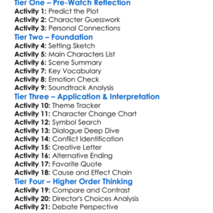 A Good Tree 1984 Worksheet Activity Booklet