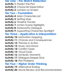 A Hitman In London 2015 Worksheet Activity Booklet