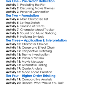 A Knock At The Door 2016 Worksheet Activity Booklet