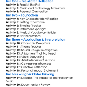 A Life In Waves 2017 Worksheet Activity Booklet