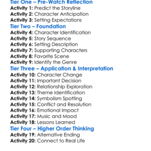 A Love To Remember 2021 Worksheet Activity Booklet