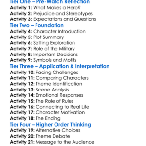 A Marine Story 2010 Worksheet Activity Booklet