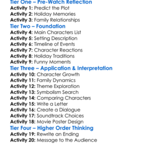 A Merry Friggin Christmas 2014 Worksheet Activity Booklet