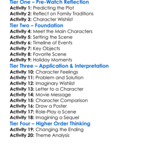 A Mom For Christmas 1990 Worksheet Activity Booklet