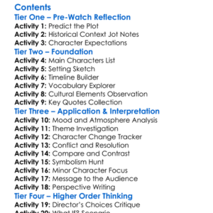 A Savage Christmas The Fall Of Hong Kong 1992 Worksheet Activity Booklet