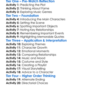 A Star Is Born 2018 Worksheet Activity Booklet