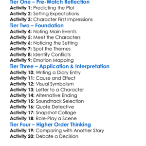 A Summer Story 1988 Worksheet Activity Booklet