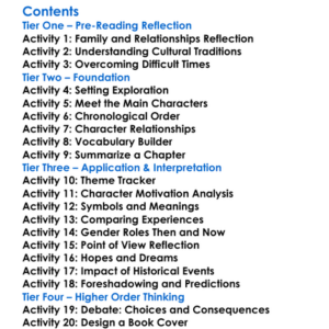 A Thousand Splendid Suns Khaled Hosseini Worksheet Activity Booklet