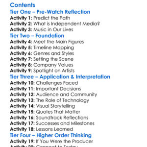 A Wandering Path The Story Of Gilead Media 2023 Worksheet Activity Booklet