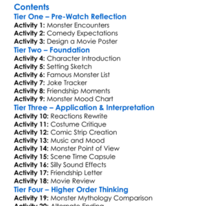 Abbott And Costello Meet The Monsters 2000 Worksheet Activity Booklet