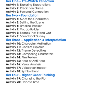 Accident Man 2018 Worksheet Activity Booklet