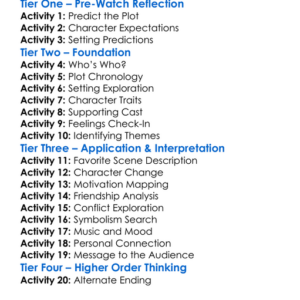 Across The Moon 1994 Worksheet Activity Booklet