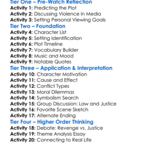 Acts Of Violence 2018 Worksheet Activity Booklet