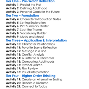Adulthood 2025 Worksheet Activity Booklet