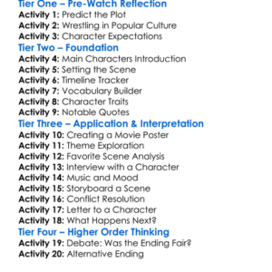 Aew Revolution Zero Hour 2025 Worksheet Activity Booklet