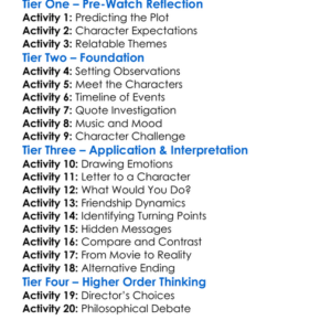 After Everything 2023 Worksheet Activity Booklet