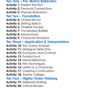 After The Hunt 2025 Worksheet Activity Booklet