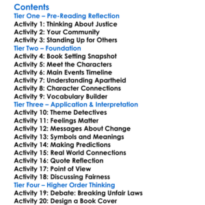 Ah But Your Land Is Beautiful Alan Paton Worksheet Activity Booklet