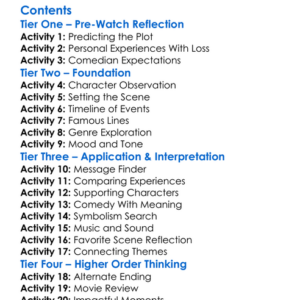 Ali Siddiq The Domino Effect 2 Loss 2023 Worksheet Activity Booklet