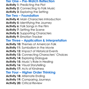 American Folk 2018 Worksheet Activity Booklet