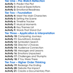 American Symphony 2023 Worksheet Activity Booklet