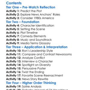 Anchorman 2 The Legend Continues 2013 Worksheet Activity Booklet