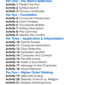 Angels  Demons 2009 Worksheet Activity Booklet