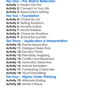 Animal Attraction 1998 Worksheet Activity Booklet