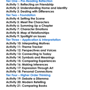 Another Country James Baldwin Worksheet Activity Booklet