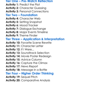 Anyone But You 2023 Worksheet Activity Booklet