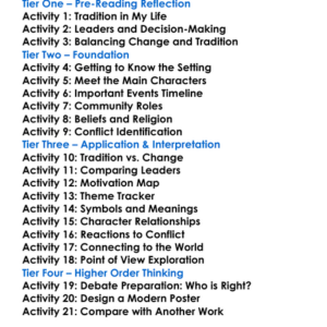 Arrow Of God Chinua Achebe Worksheet Activity Booklet