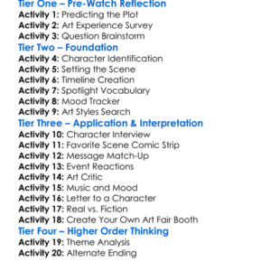 Art Fair Fever 2016 Worksheet Activity Booklet