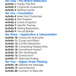 As Good As Dead 2022 Worksheet Activity Booklet