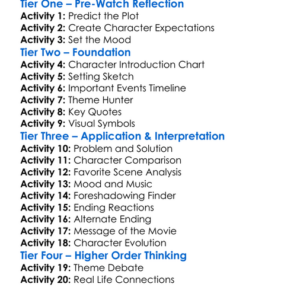 As The Village Sleeps 2021 Worksheet Activity Booklet